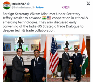 Vikram Misri and Jeffrey Kessler Meeting