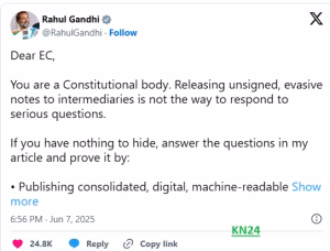 Rahul Question on EC